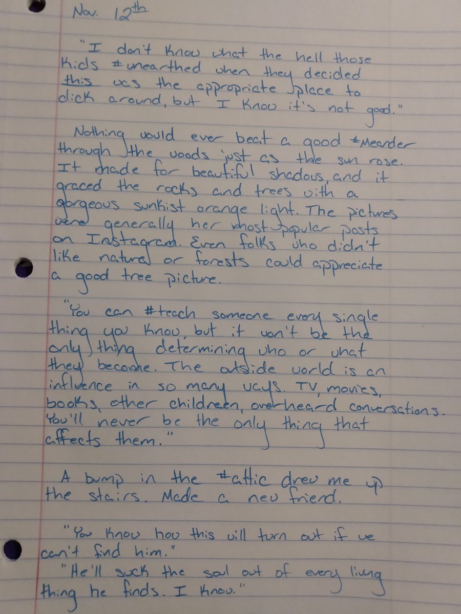 CBEverettAuthor's tweet photo. Twitter prompts from Friday I never posted. The final one's the only one I know the WIP it belongs to. The others were just for fun.

#AmWriting #SunWrite https://t.co/g3wxzg3HRs