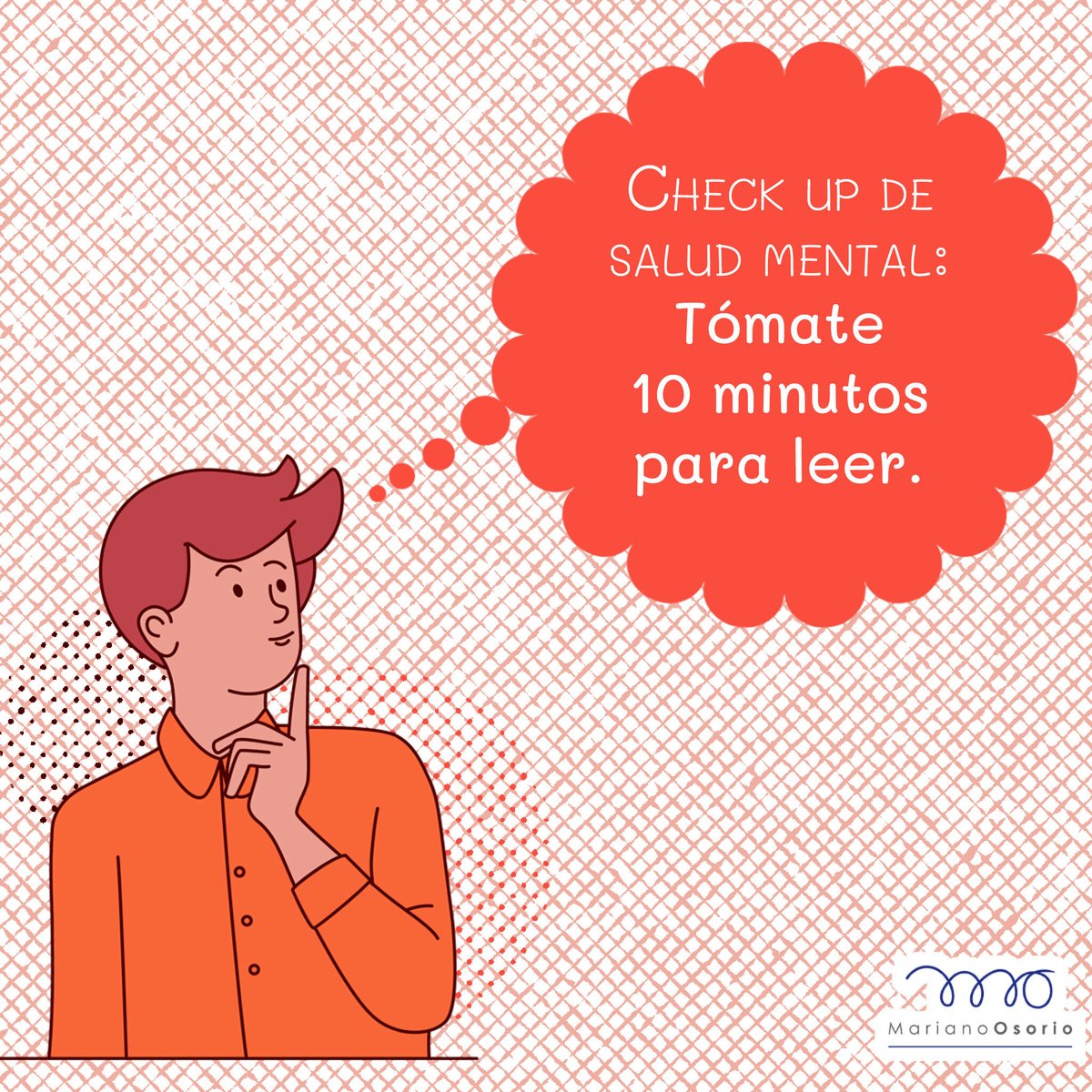marianoosorio1's tweet photo. Leer es increíble, pero este ejercicio realmente va enfocado a que durante 10 minutos hagas una actividad que te haga feliz. https://t.co/fJWvRAbP01