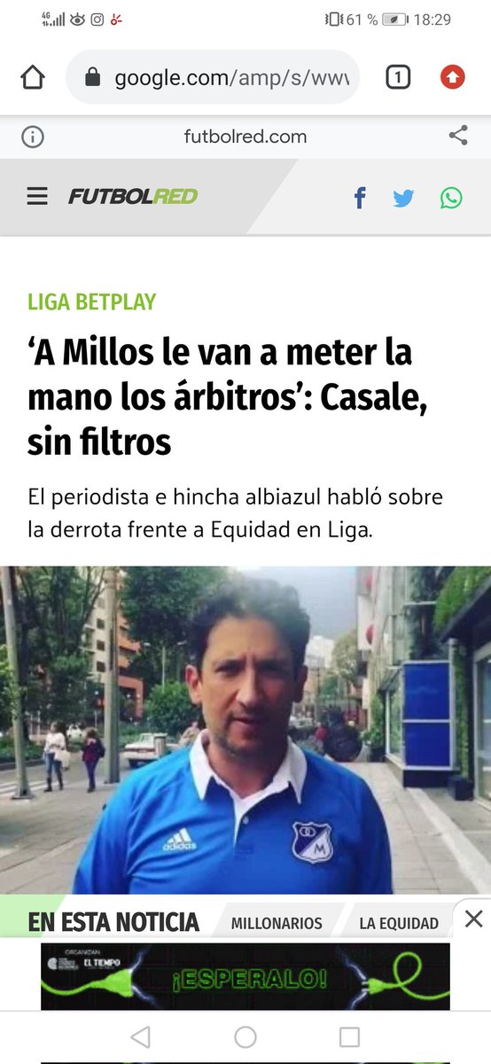 JorgeM902's tweet photo. Tenias razón viejo @casaleantonio a  @MillosFCoficial lo están perjudicando eso estoy viendo yo en este preciso momento... https://t.co/R6vmLDrCEs