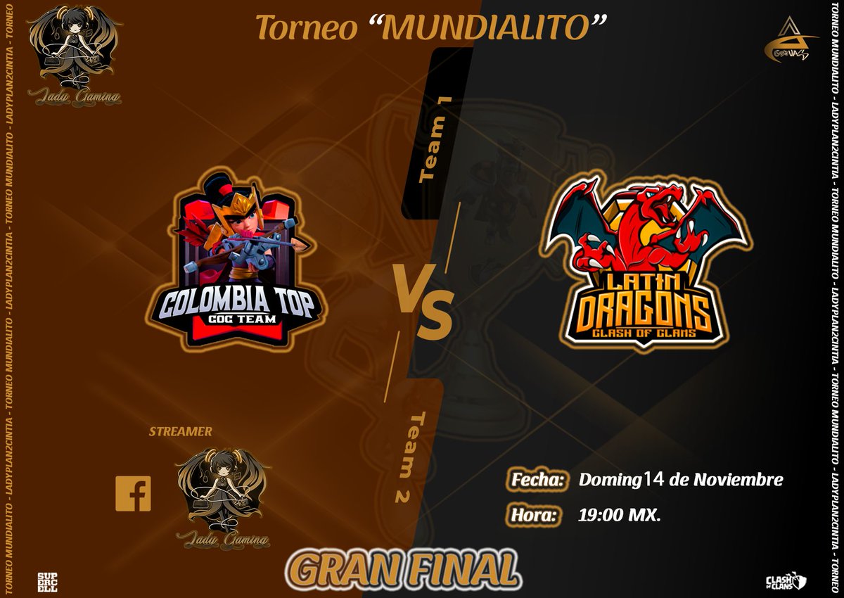 DragonsLatin's tweet photo. Los invitamos a ver la gran de final del torneo de @CintiaC47229503 🔥🔥
Fb: LadysPlanb2 ✌️
A por todo🎊 https://t.co/8VzXHLHHMG