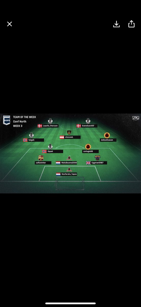 Another TOTW for some players of the club well done!⚽️💪🏻😎 <a href="/VPGEurope/">Virtual Pro Gaming | Europe</a>