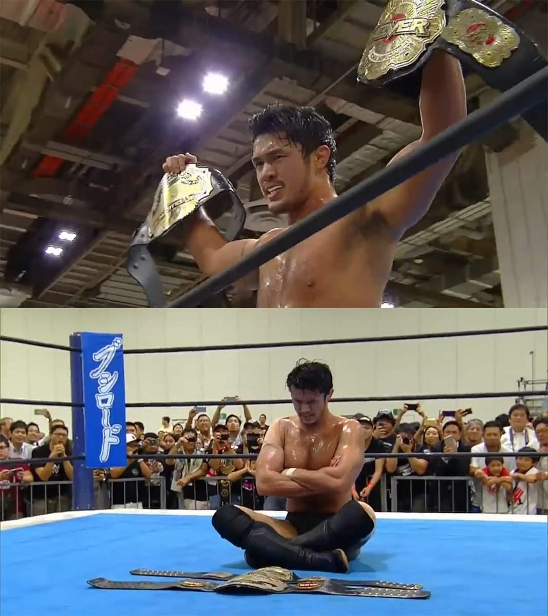 sgwrestlingsoc's tweet photo. 5 years ago today, Katsuyori Shibata won the NEVER Openweight Championship right here in Singapore https://t.co/R2snbhMrf5