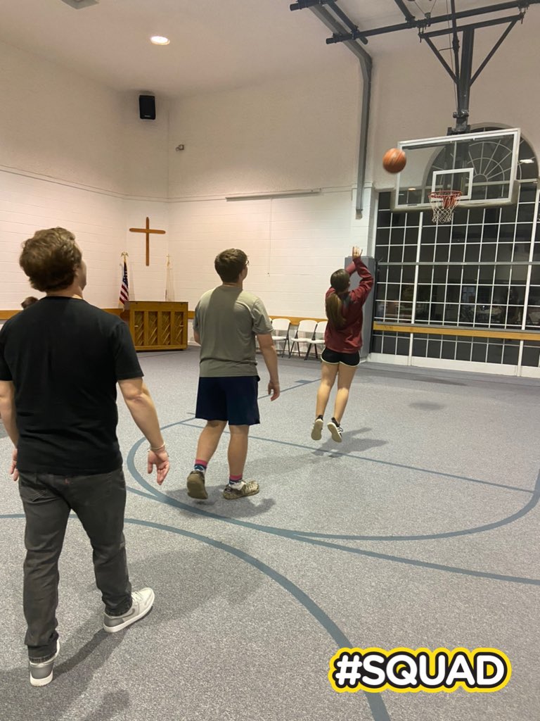 lacey_hallman's tweet photo. Sunday Funday with Central Youth… we won’t talk about how bad my knockout game is 😅🏀 https://t.co/yXzSPIwXOV