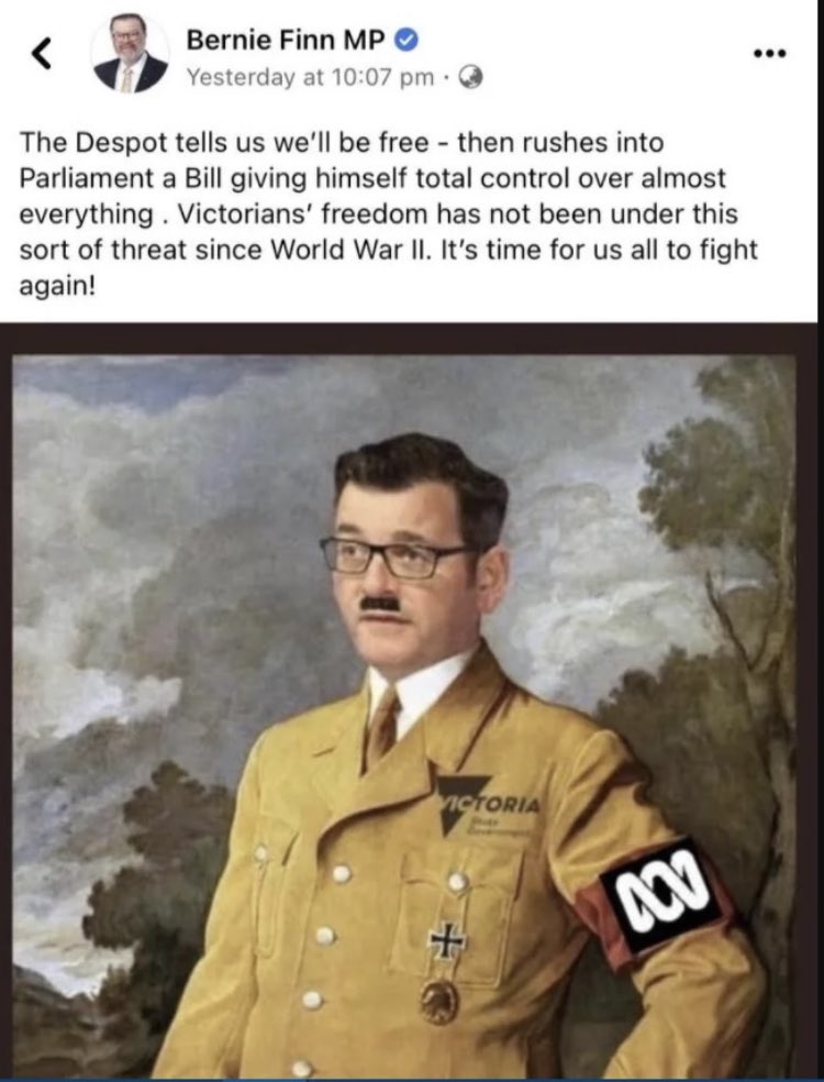 vichygirl's tweet photo. @JoshFrydenberg Have you or Scott Morrison censured your own Liberal man 👇
for starting this Hitler campaign?
In using this Nazi symbol to criticise your political opponents, the Liberal Party should be ashamed of itself. Graceless,wicked, cruel, criminal . #FedICACNow
#LibNazi #Josh #auspol https://t.co/XZmdkw4VvM