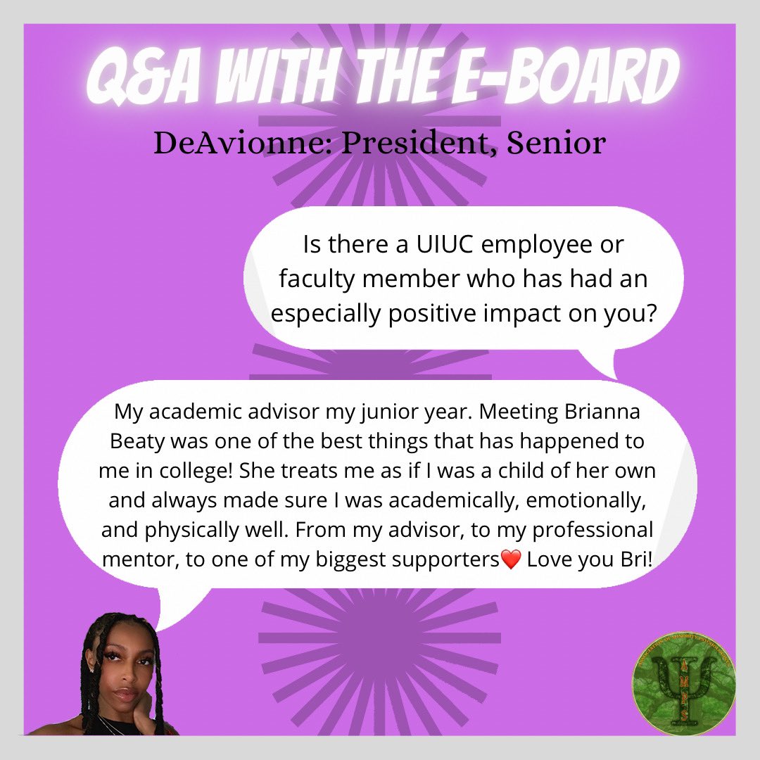 amps_uiuc's tweet photo. We love to see DeAvionne’s relationship with her advisor! Have you made a connection like this?

#illini #ampsuiuc #uiuc #ampsqanda https://t.co/aBp3ZCs6LD