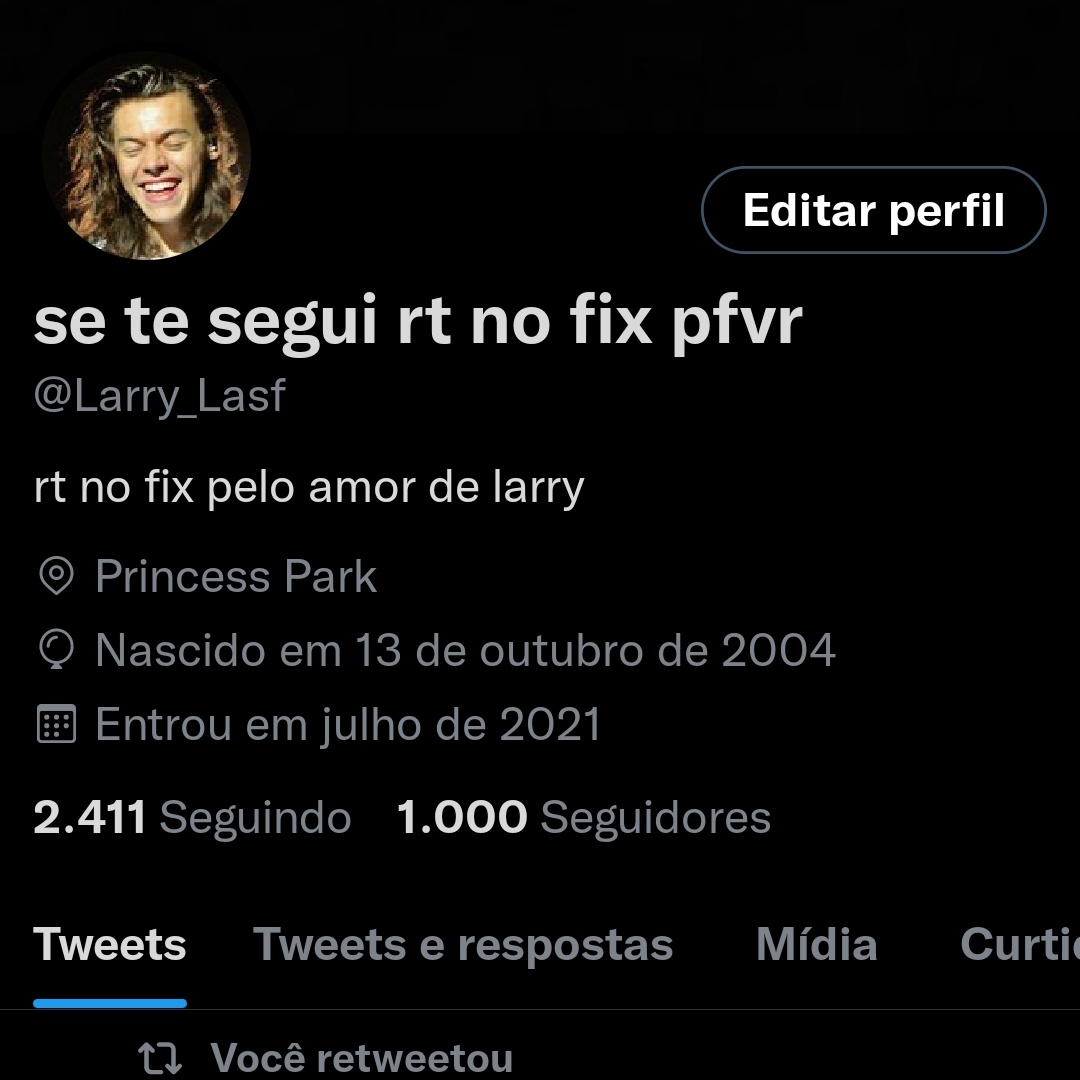 Larry_Lasf's tweet photo. 1000 seguidores na conta da fanfic yayy https://t.co/EUmfOa41ta