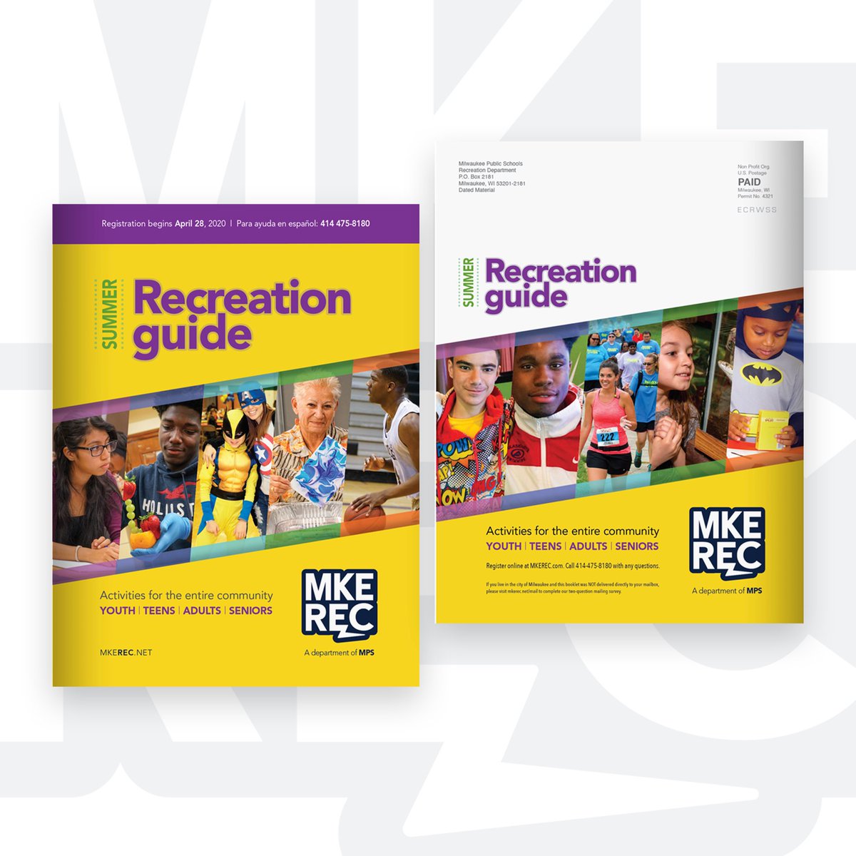 BeckerDesignWI's tweet photo. Milwaukee Recreation Department @MilwaukeeMPS, selected Becker Design to create a new brand identity. MKE REC features a simplified name and look. We were tickled to receive a box of logo’d goodies and some kind words. #beckerdesign #branding #logodesign #brandidentity #mkerec https://t.co/jn3gFJAr31