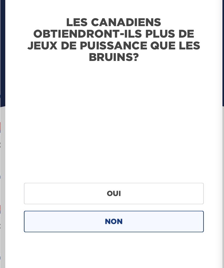 charlieCH31's tweet photo. Impossible de répondre oui à ça là #FacileFacile #GoHabsGo https://t.co/C24IfJ8Ko2