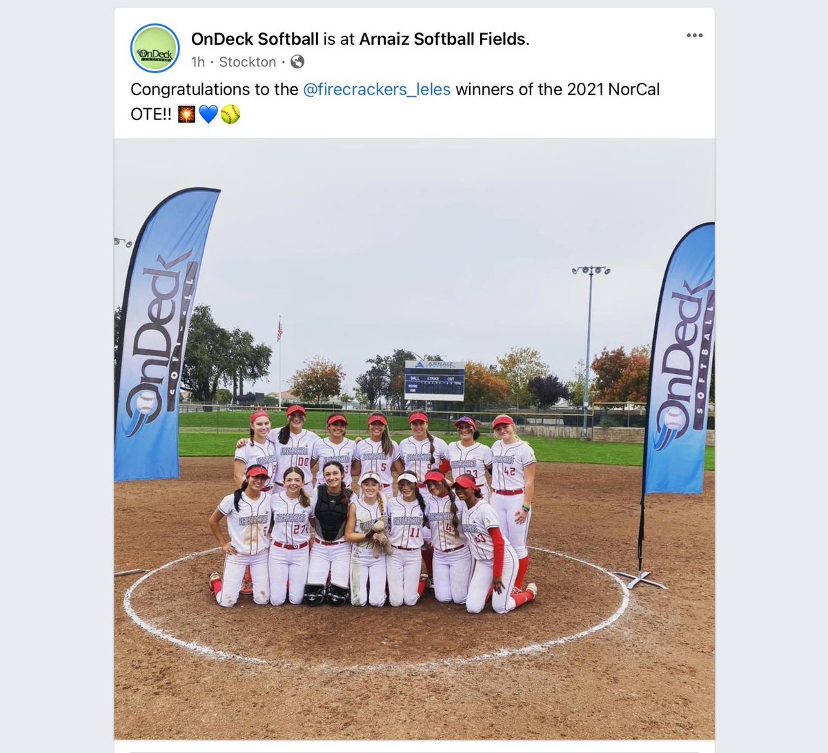 CoachCraigFC's tweet photo. Thanks @ondecksoftball @ODM_Testing for a fun weekend of testing and showcasing our young ladies on the dirt! 🧨🔥🧨🔥🧨🔥🧨🔥 https://t.co/pzI4DJIDpB