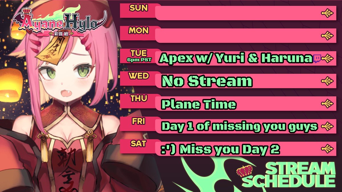HyloVT's tweet photo. 🔥Schedule🔥
🔗https://t.co/7rYcDcat9L
🔗https://t.co/tsXuiMNO0T
🔗https://t.co/5uzcOszpt9
°•°•°•°•°•°•°•°•°•°•°•°•°•°•°•°
🔽FanTags🔽
🎨 #Hyillust
🔴 #Hylive
😂 #Hylol
👑 #Hylarem https://t.co/tsKkDXG251