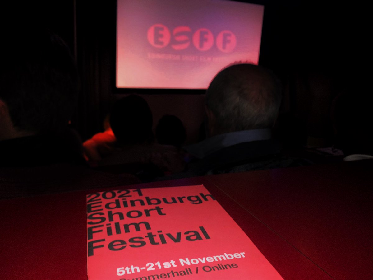 FilmTrifle's tweet photo. Thank you for having us tonight @EdinburghShorts . We hope everyone enjoyed our film! 😁 https://t.co/18NlF1uMD5