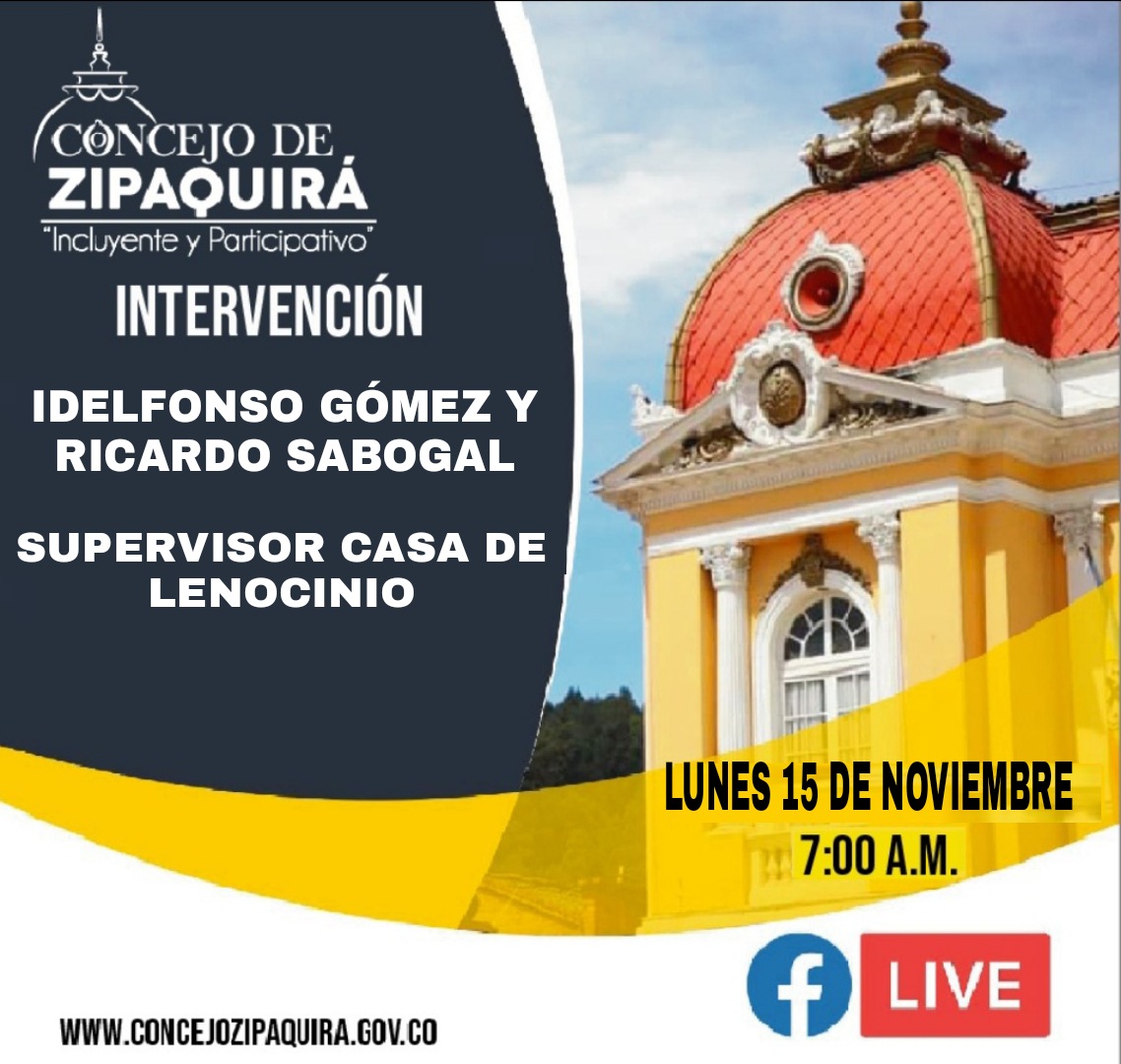 #TransmisiónEnVivo📡 

¿Cómo funcionan las casas de Lenocinio en #Zipaquirá? 

Participe de ma transmisión en vivo🔴 del #ConcejoMunicipal ⬇️⬇️⬇️