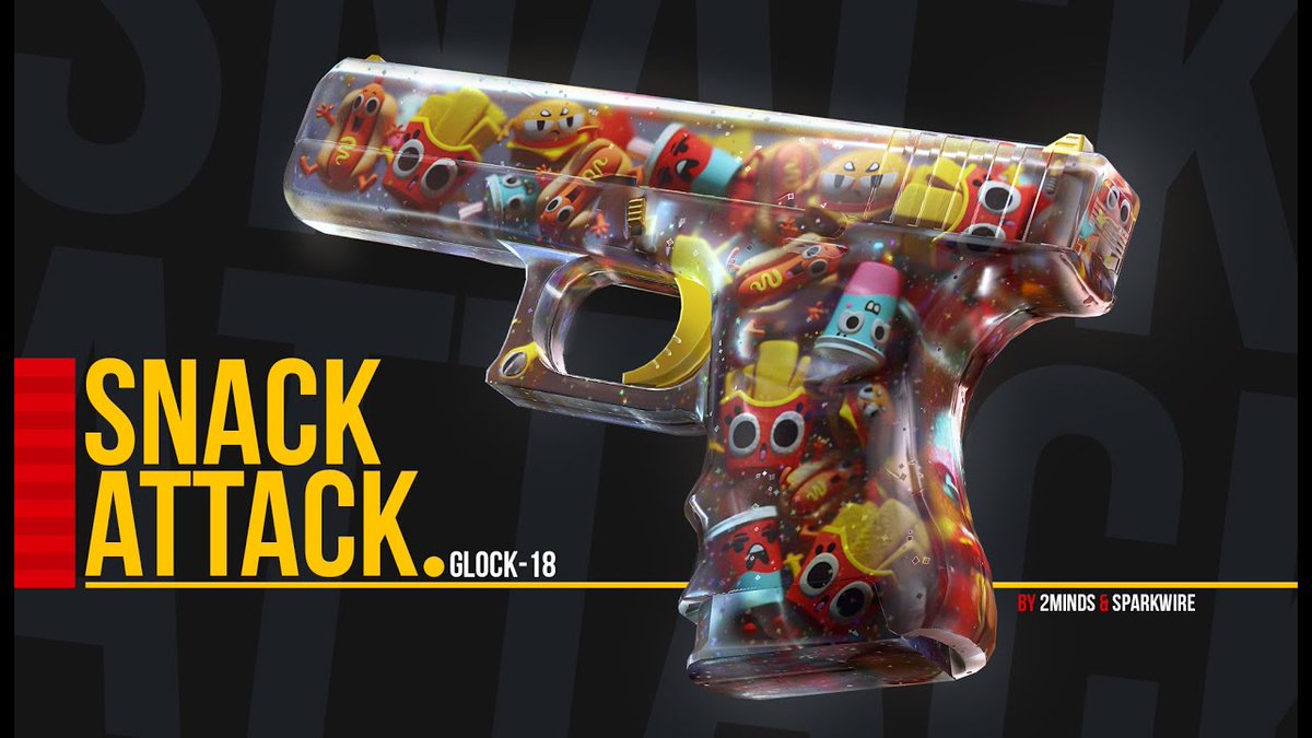 RubyCSGO's tweet photo. 🎁 Glock-18 | Snack Attack (5$) 🎁

👉Follow @RubyCSGO 
👉RETWEET!
👉Sub + Like https://t.co/0zm7iSGOXs (proof)

🧐2 DAYS!⏰

#CSGO #csgogiveaways #csgoskins https://t.co/SEcTeF03nz