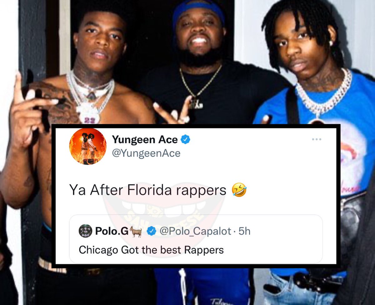 SaycheeseDGTL's tweet photo. Yungeen Ace says Florida has the best rappers. https://t.co/3vZeCWARzJ