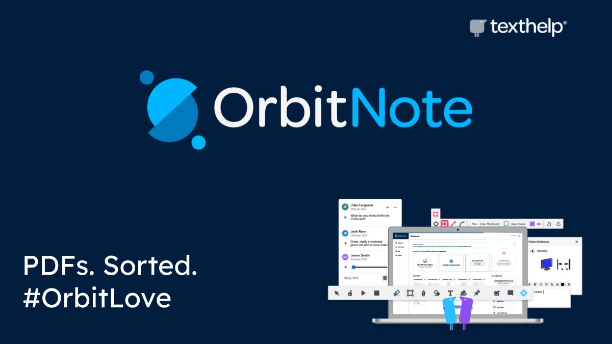 So much to share about our all new OrbitNote. So, for the next 20 days, I'll be sharing some #OrbitLove. 20 days, 20 brilliant ways to do more with PDFs to support teaching and learning. Watch this space..