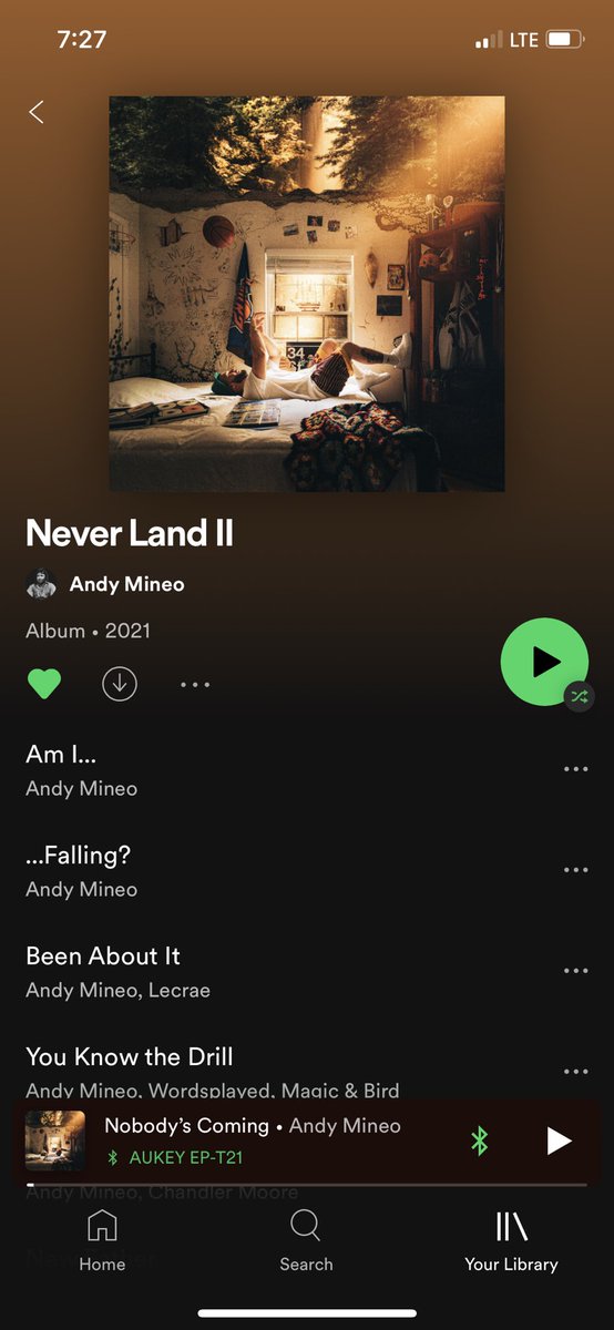 THE4GVN's tweet photo. This man @AndyMineo just dropped a whole album with no skips. Please check it out. #NeverLandII https://t.co/G3vcrgG8qS
