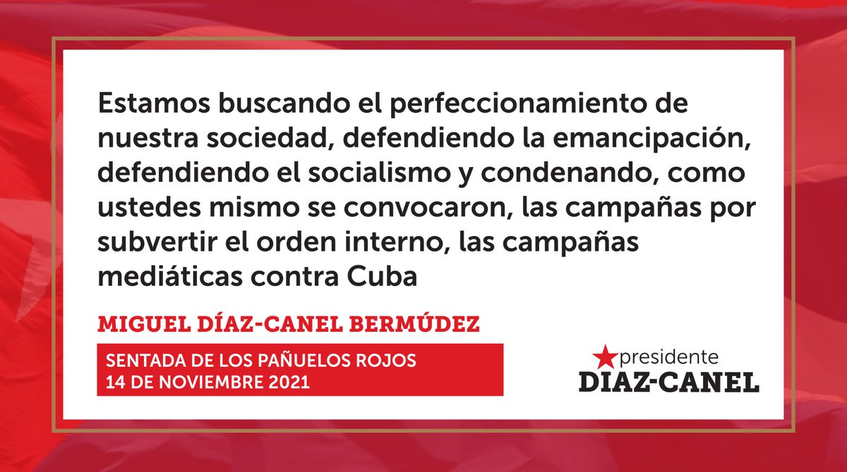 demevilla's tweet photo. Cada vez que el presidente @DiazCanelB interactúa con grupos y sectores de la sociedad cubana, surgen enseñanzas. De esas reservas de inteligencia colectiva, salimos más fortalecidos. Por eso #CubaVive @radio_rebeldecu https://t.co/l5RK4jHZnt