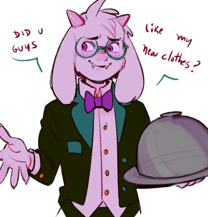 wiltzZzy's tweet photo. butler ralsei!🥺

#deltarune https://t.co/IiJQedpJ5w