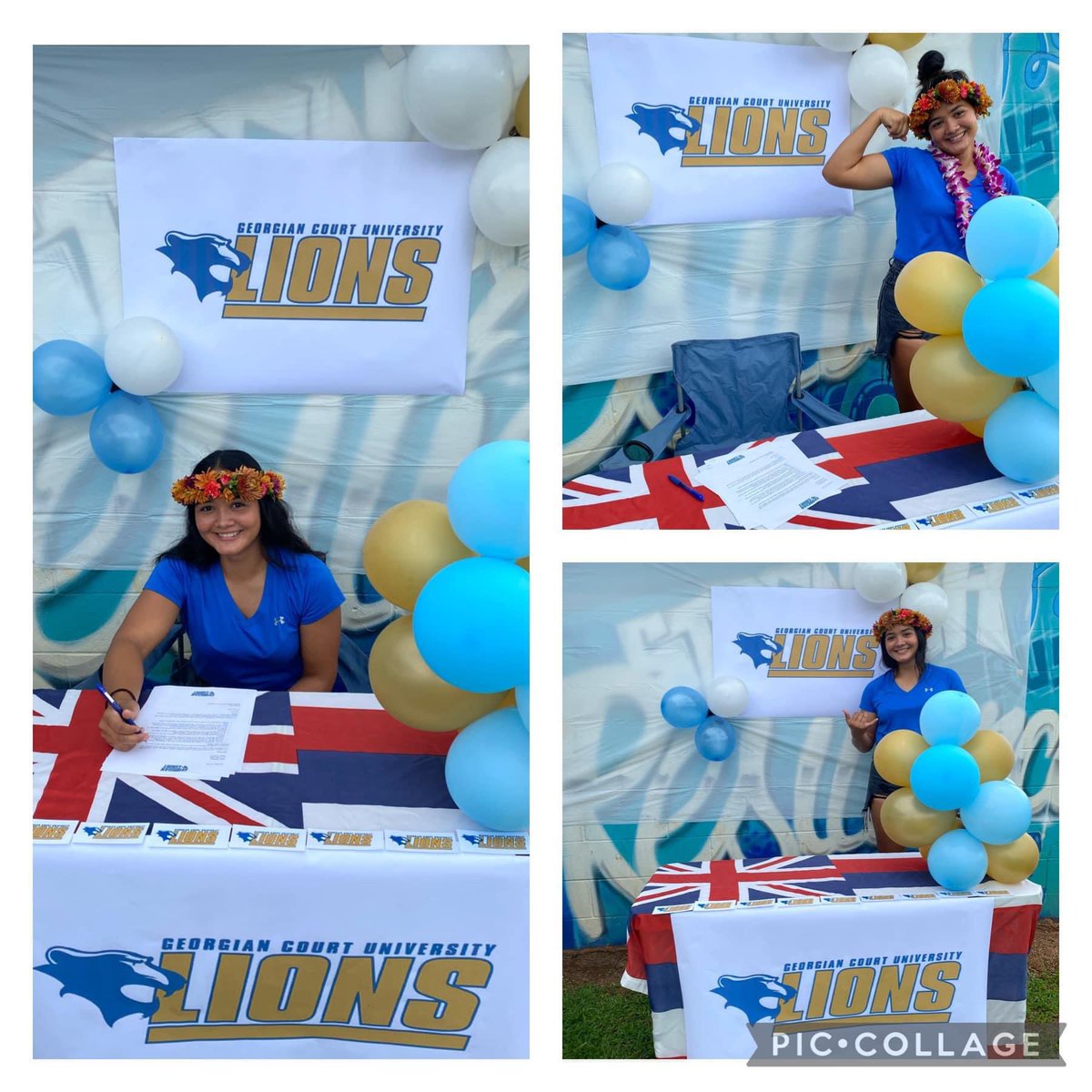 EastonWahine's tweet photo. From the #IslandOfKauai to @gcusb Mahaloz #CoachNicole for Signing @seijiamaks #KiliMakanani #2022 #KapaaHS 🥎🥎🥎🤙🏽🤙🏽🤙🏽 Part 1 of 3 for the #PineappleConnection @CoachMo_Gainz14 @JNIEL8 #TheDojo @recruit_tc @TCSFastpitch https://t.co/OHtnynRgHG