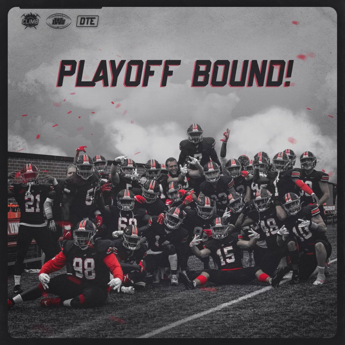IndWesleyan_FB's tweet image. For the FIRST time in program history, Wildcat Football has earned a post-season bid❗️

The Climb continues… 

#CLIMB🏔⛏🔴 ⚪️