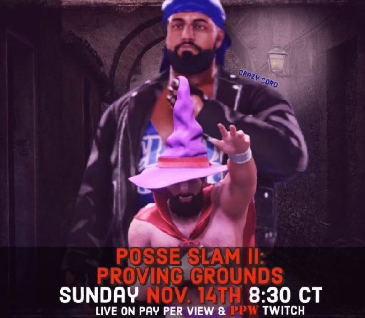NoahDRobertson's tweet photo. Come watch me as I defend & keep my PPW World championship #PosseSlam Main Event World Heavyweight Championship Match, Tune in TODAY at 7C/8E! Welcome to Posse Slam 2: Proving Grounds! #PosseSlam #PosseSlam #PosseSlam #PosseSlam #PosseSlam #PosseSlam https://t.co/FtCihjbvLa https://t.co/O4Eu1e7per