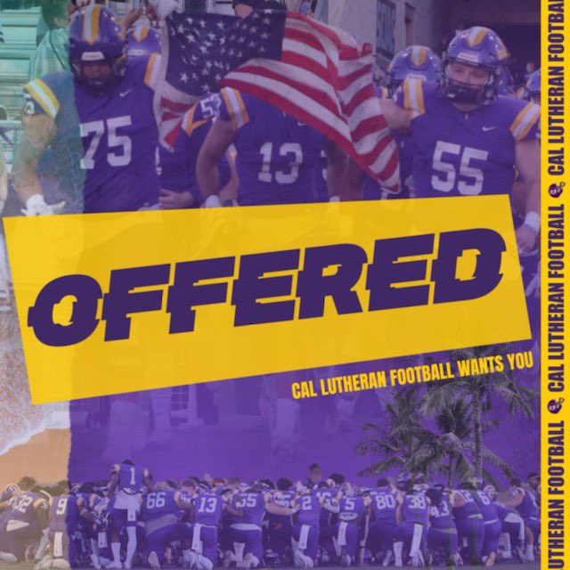 goosbydevon's tweet photo. After great talks with Coach DiFiori, I am blessed to announce I have received an offer to play for Cal Lutheran University! @dancich @ocvarsityguy @DrKenMiller1 @ocvarsity @Coachrichbrown https://t.co/CCMgLWMJsb