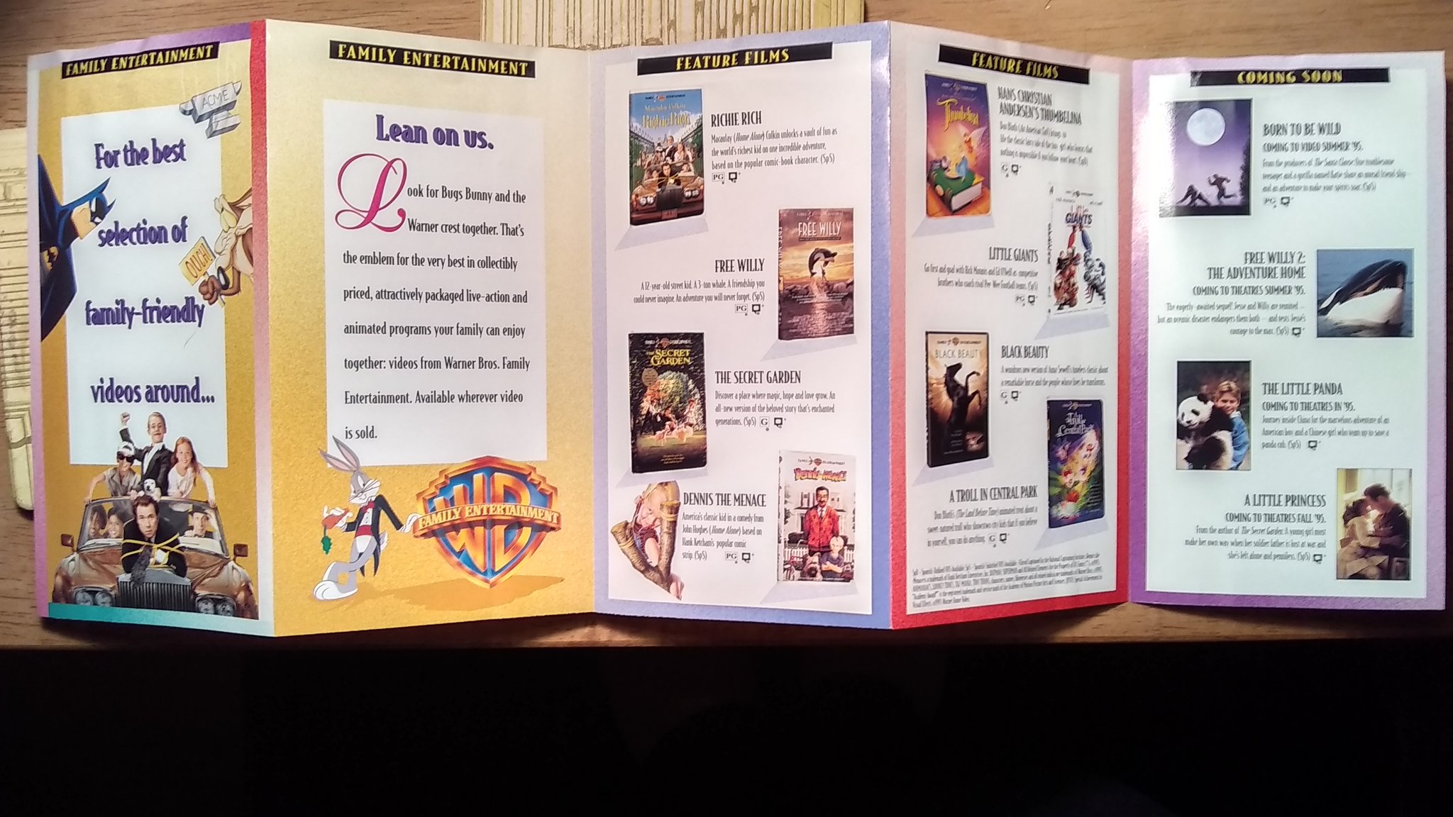 Ryan Bannon on Twitter "Also, Warner VHS insert memories (Found this