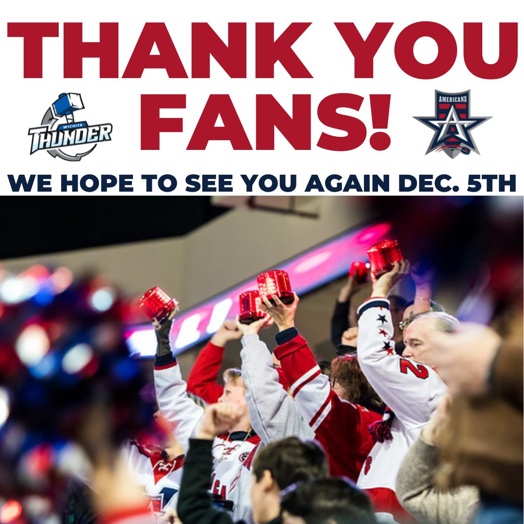 AllenAmericans's tweet photo. Thank you to everyone who came out this weekend! We will be back at the #RinkOfRed on December 5th!

Get your tickets: https://t.co/mGo3zfjWT8

#LiveInTheRed🇺🇸
#SeasonXIII https://t.co/R39BVWEabE