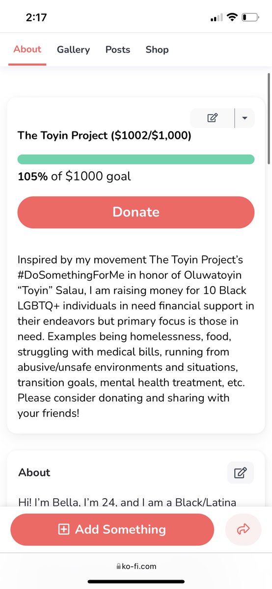 rauhling_bizzle's tweet photo. Hey everyone! The Toyin Project #DoSomethingForMe Grant has $1,000 to finally donate! I am announcing the 10 recipients who will each be given $100. I will be sending the money to everyone on the 17th, so if you are a recipient please send me your form of payment! (Thread) https://t.co/friTtc5HNi