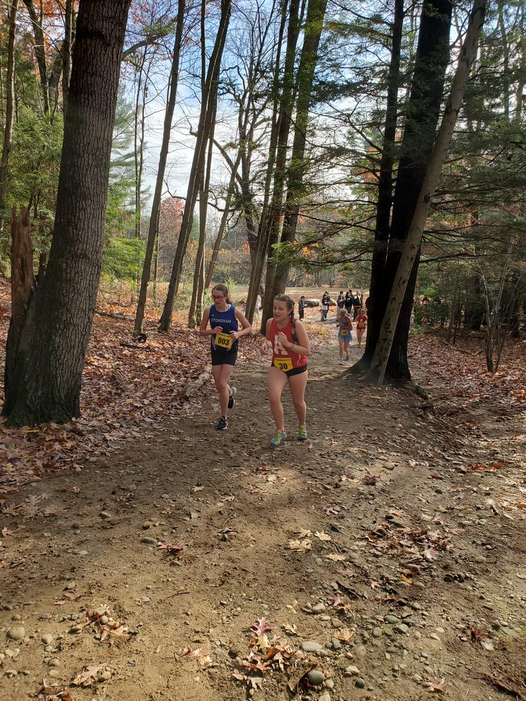 StonehamTrack's tweet image. ....a beautiful morning and some nice racing.  We also want to thank Mr. Pignone, Mr. Macero, and Mr. Lombardi for making us 1st on the MIAA Tournament Tour.  Some XC purists, right there, you guys.