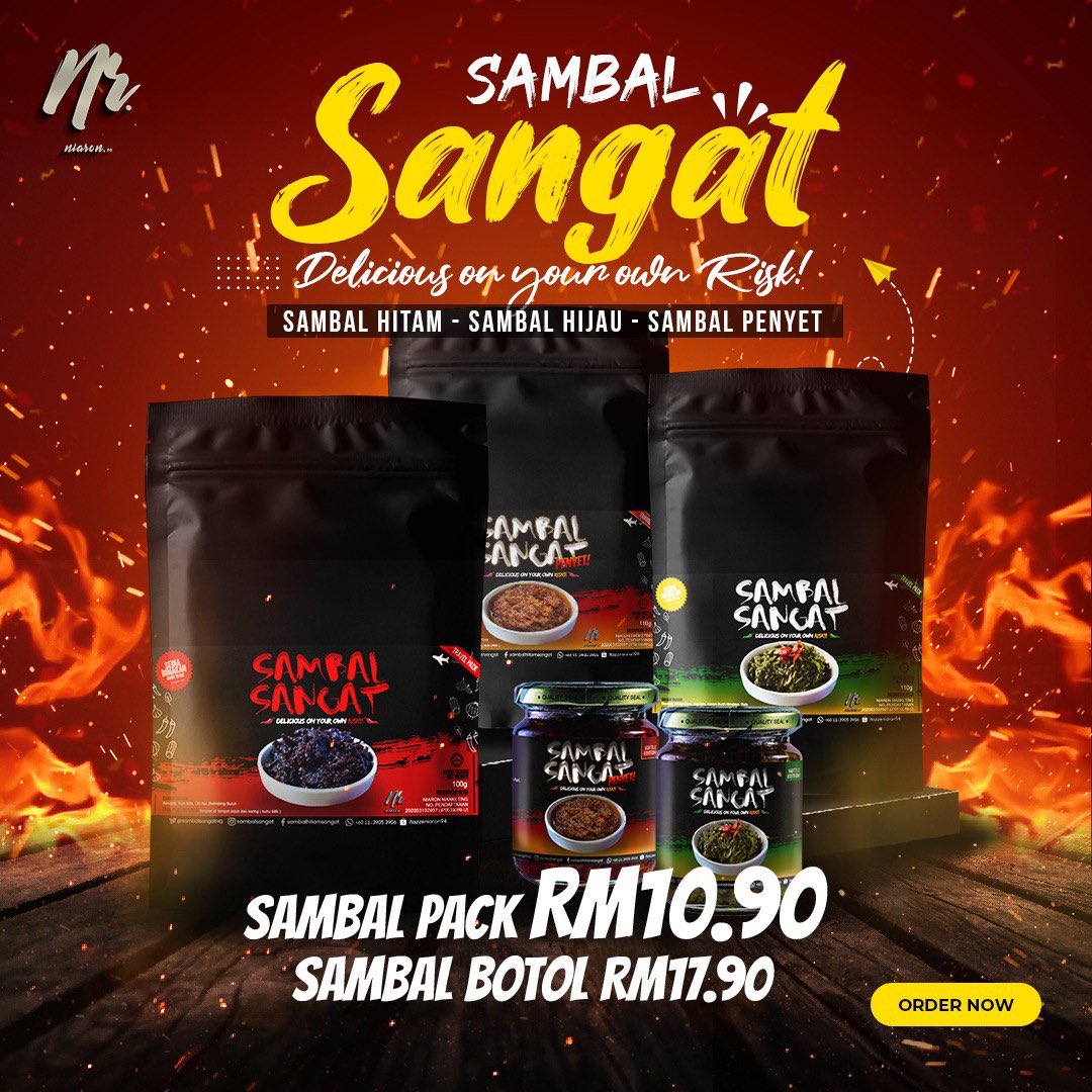 sambalsangatHQ's tweet image. Alhamdulillah seminggu shopee sambal sangat kena banned🥺. Harini dapat balik dahhh 😃. Korang boleh order macam biasa kat shopee ya 🥰

🛒 shp.ee/7fm55tt

#sambalhitam
#sambalhijau
#sambalpenyet
#sambalsangat