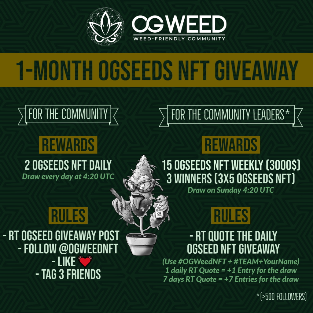 OGWeedNFT | Mint LIVE @0.5 SOL tweet media