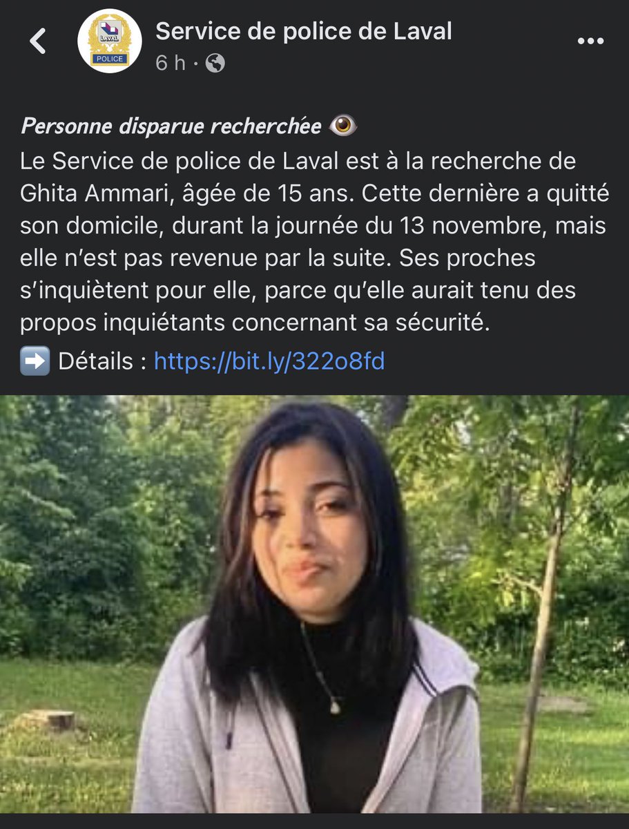 _BlackFist's tweet photo. Les gens de MTL partagez svp
C’est la soeur d’un proche🙏🏾 https://t.co/LxPKqo0VO9