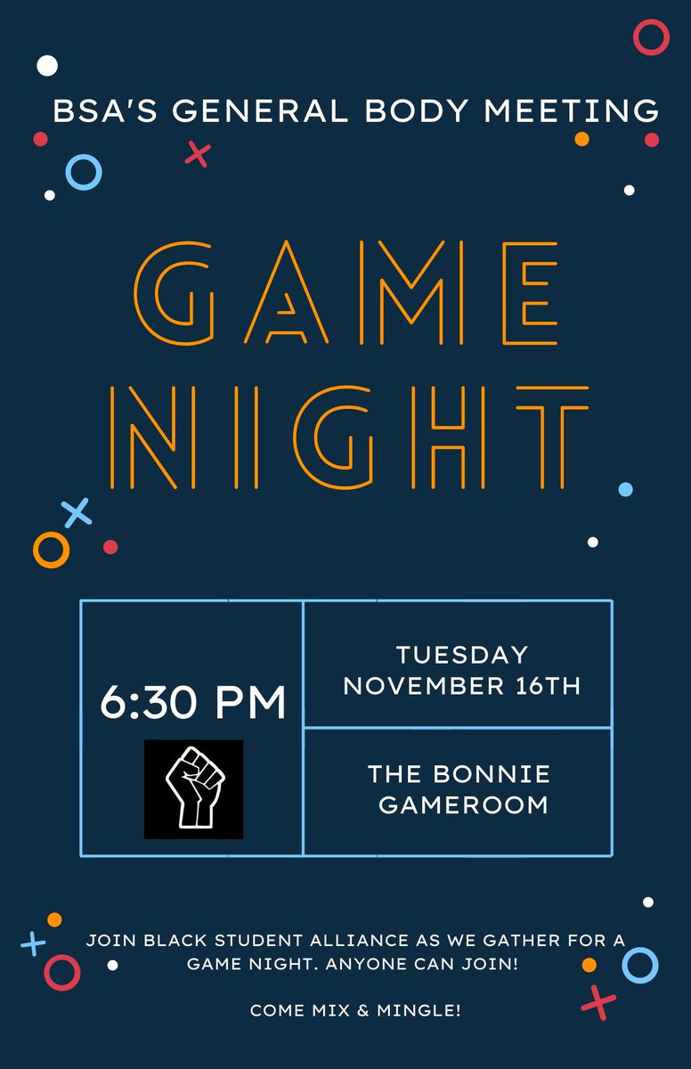 Come hang, play games and meet others!! See you Tuesday.
