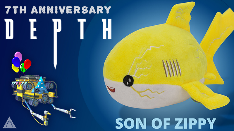 DepthGame's tweet image. Did you know Depth was released on November 3rd, seven years ago?

We're so grateful for your support 💙 To celebrate, we've got the anniversary event + Son of Zippy plushie available now!

Son of Zippy Plushie: shop.makeship.com/3nNSYQ0