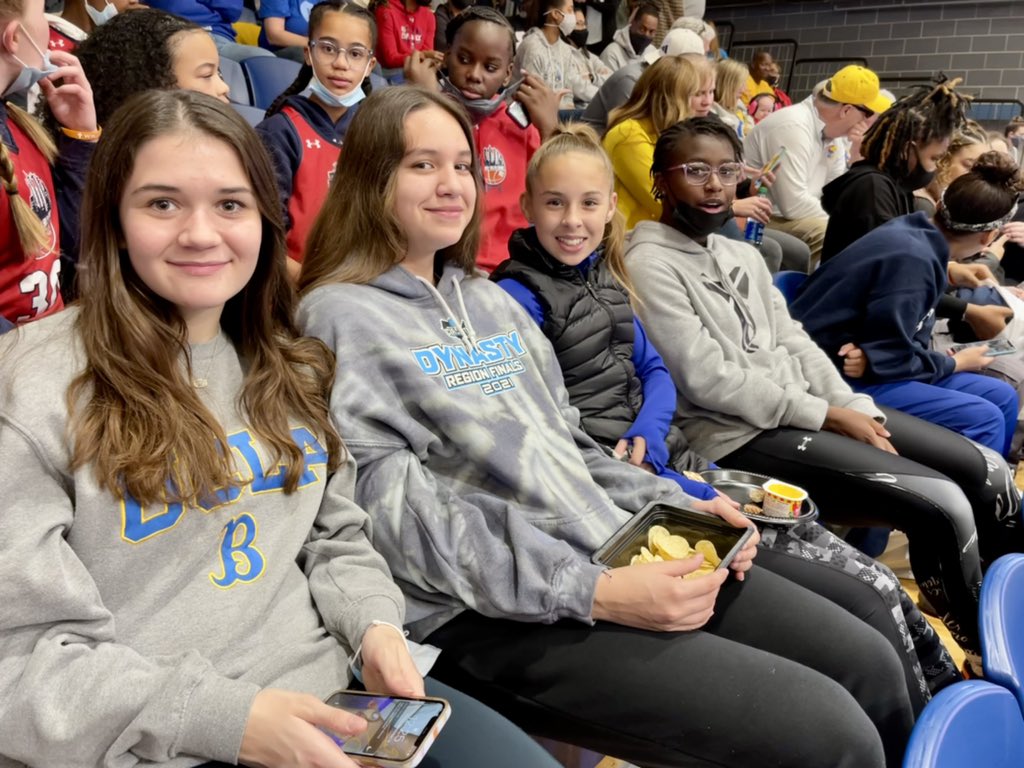 AudraGragg's tweet photo. Thanks @RunGMC2026Blue for gathering us all together to watch the @KCRoos_WBB.  It was a great game! https://t.co/DNECQ8xtrW