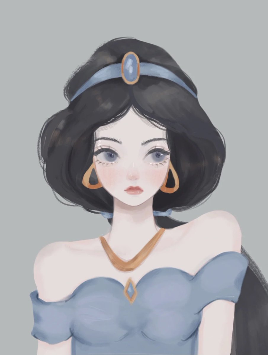 Liyuisme's tweet photo. Anyone like Princess Jasmine? I really do! No matter which version🫖

#disneyprincess #procreate #Jasmine @CM320Class https://t.co/ccMZLeoeqo