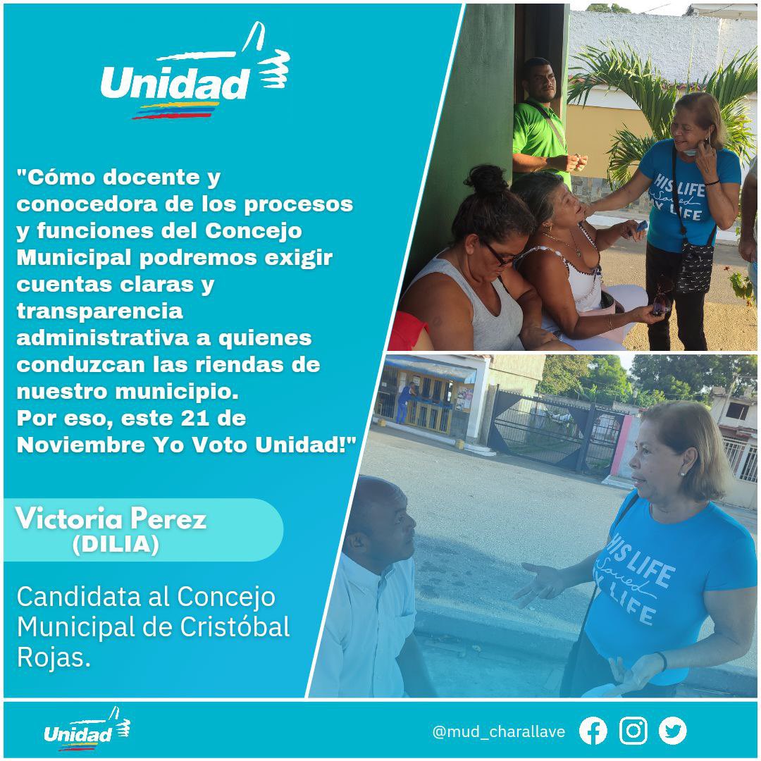 mudcharallave1's tweet photo. En Charallave seguimos en Unidad, ahora más que nunca! Nos une la fe, la esperanza y la convicción de que lograremos el cambio;
Para ti, para tu familia para cada venezolano que sueña con un mejor país; estamos #EnUnidadPorCharallave #YoVotoUnidad #Unidad #MirandaMereceMas https://t.co/fcVHN0NFG4