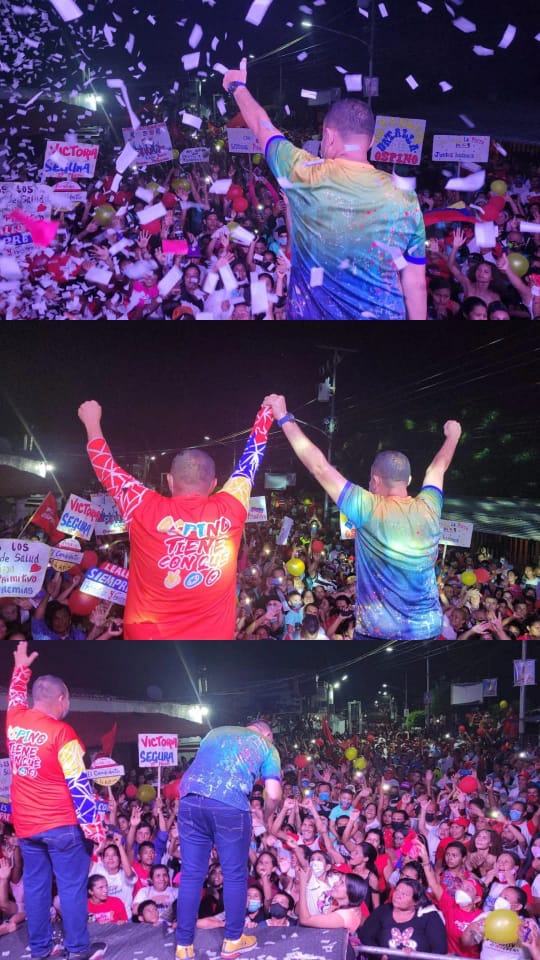 Este pueblo, sabio, valiente y digno está listo para defender a la Patria, juntos vamos a impulsar el Plan de #UnGobiernoParaTodos,
Por un futuro exitoso en Ospino votamos arriba y a la izquierda en los Ojitos de Chávez, Votamos PSUV
#OspinoEllCompromisoEsContigo