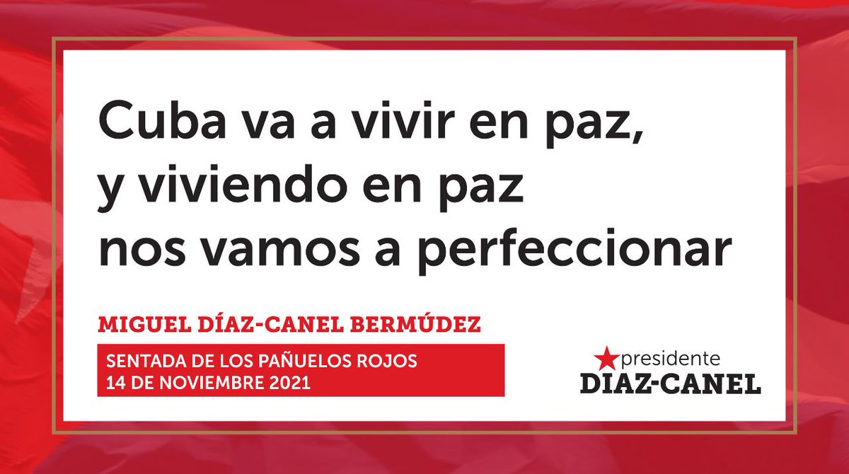 DayComunication's tweet photo. #Cuba será un país de paz y nada ni nadie podrá cambiarlo. #CubaVive https://t.co/mXBOHFzQaB