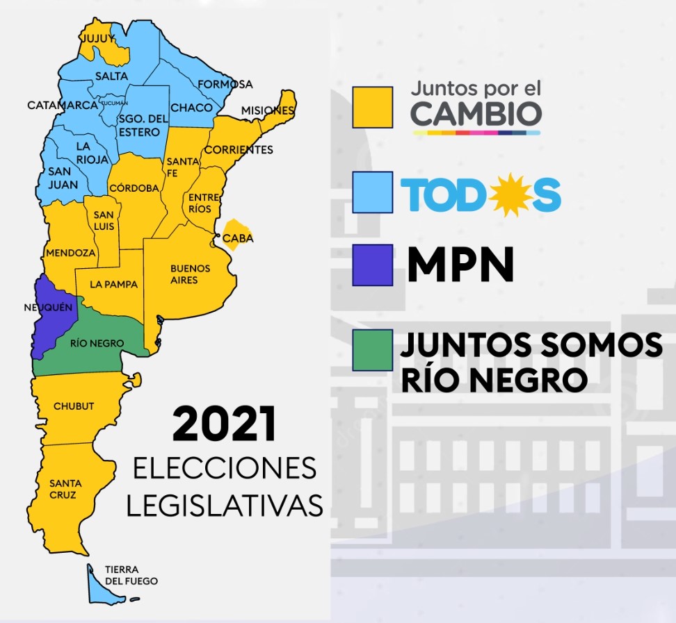 ElDoce's tweet photo. #EleccionesEnElDoce #EleccionesArgentina | Así quedó el mapa de Argentina tras las elecciones legislativas https://t.co/hYbgGKYOxB