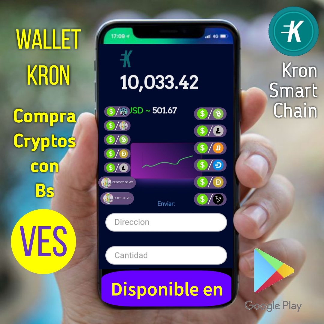 Comienza a usar la Multi Wallet Kron, realiza intercambios atómicos  desde la misma 
#Wallet #Criptomonedas #token #nft #atomicdex #btc #usdt #doge #Litecoin #blockchain #kronsmartchain #bnb #bsc #eth #Ethereum