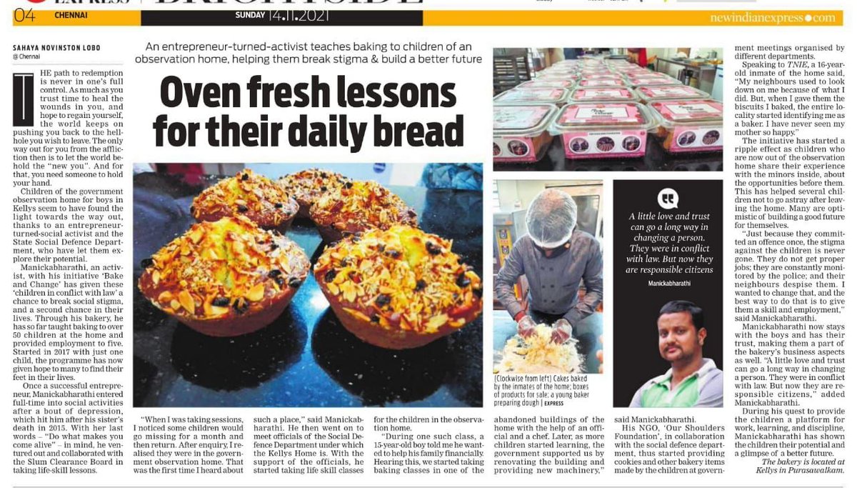 manicka_bharath's tweet image. India&apos;s first kind of initiative - Transforming live&apos;s of children in conflict with law...