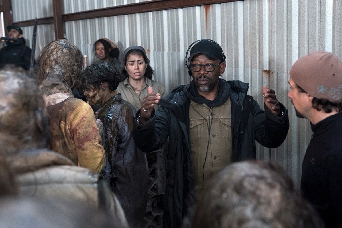 TWalkingDWorld's tweet photo. Our very own Lennie James directed tonight’s episode of #FearTWD! https://t.co/hDIqyqwvLb