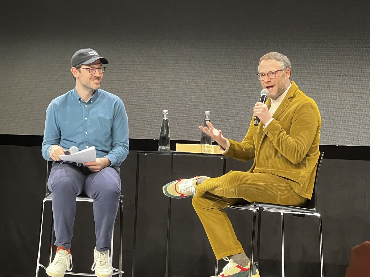 Love this man. I want one of your ceramics for Hanukkah @Sethrogen! Looking forward to watching #SantaInc on @hbomax! @vulturefestival @vulture #VultureFestival