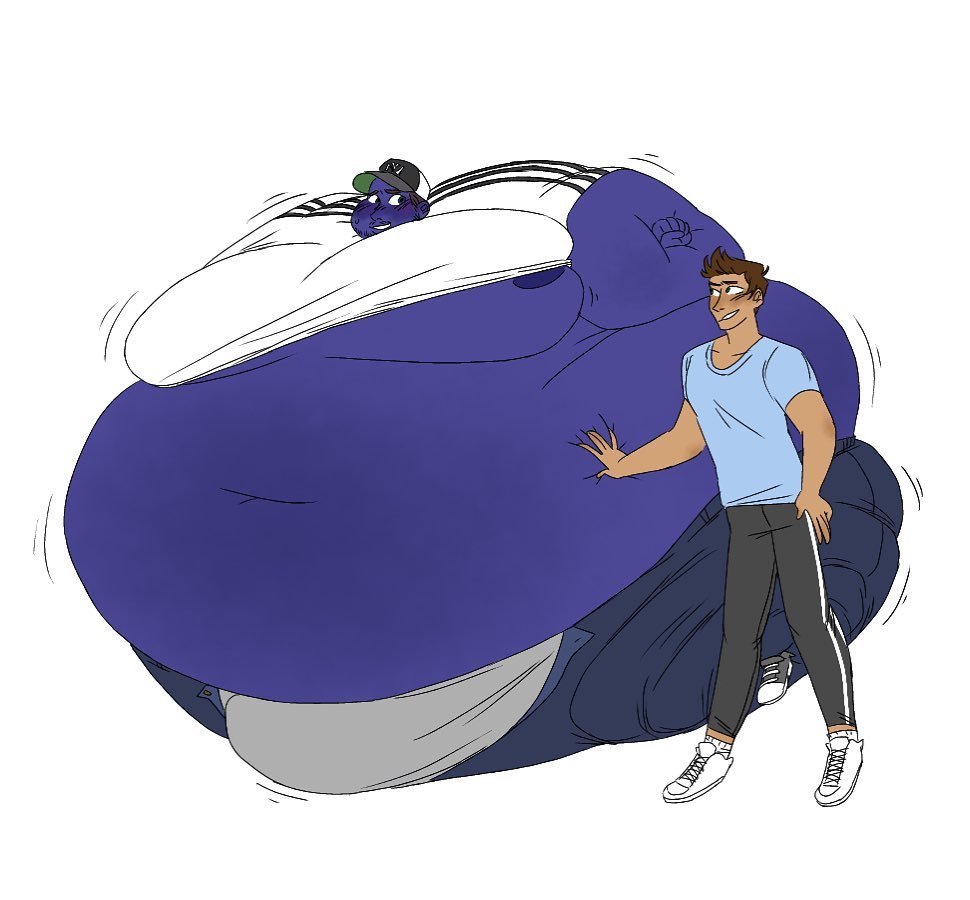 inflation animation blueberry