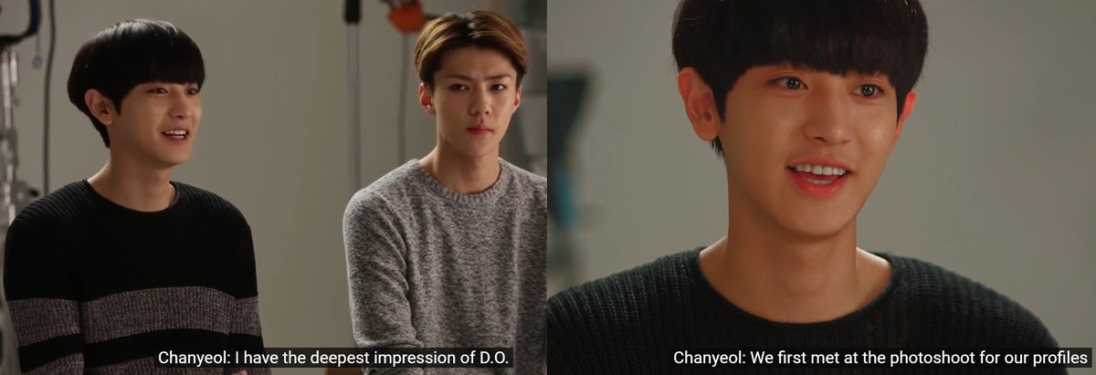mostly_chansoo's tweet photo. Chanyeol remembering all too well every single detail of how he and Kyungsoo met is one of the main reasons why I support this friendship https://t.co/3SigVAwy2M