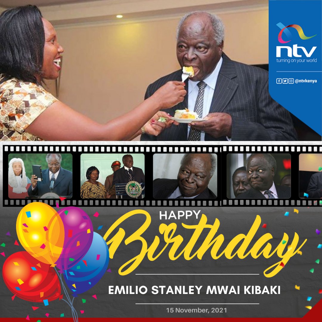 Help us wish Former President Mwai Kibaki a happy birthday as he marks his 90th birthday. 