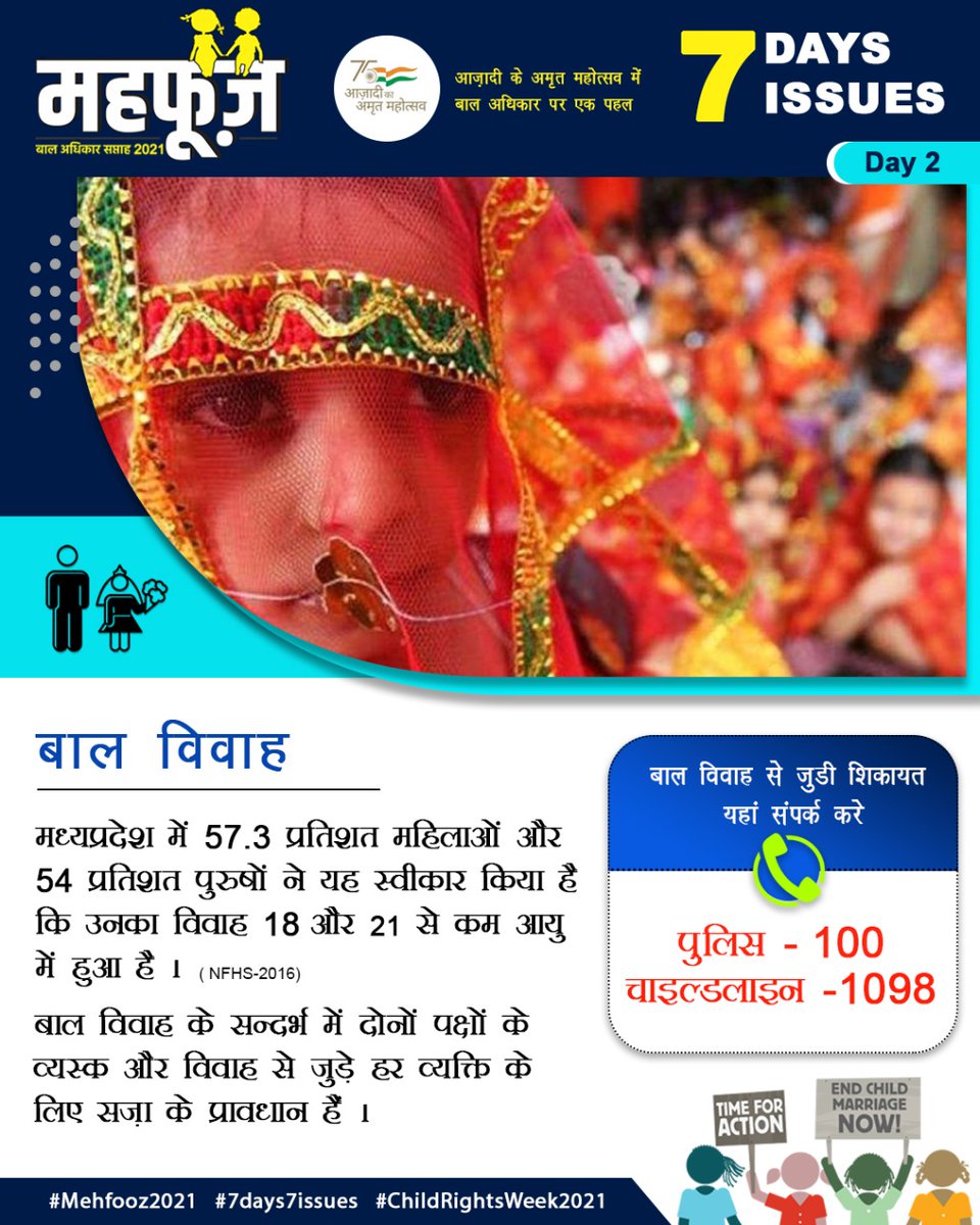 purvijn13's tweet photo. महफूज़ Mehfooz
बाल अधिकार सप्ताह 2021

#Mehfooz2021
#7days7Issues
#ChildRightsWeek2021

@nss_from_baq
@nss_vidisha_district
@gaurav_mhase
@vaishu_raghu1c_9753
@Sourabh13372632
@purvijn13 https://t.co/p4p4y4wgsQ