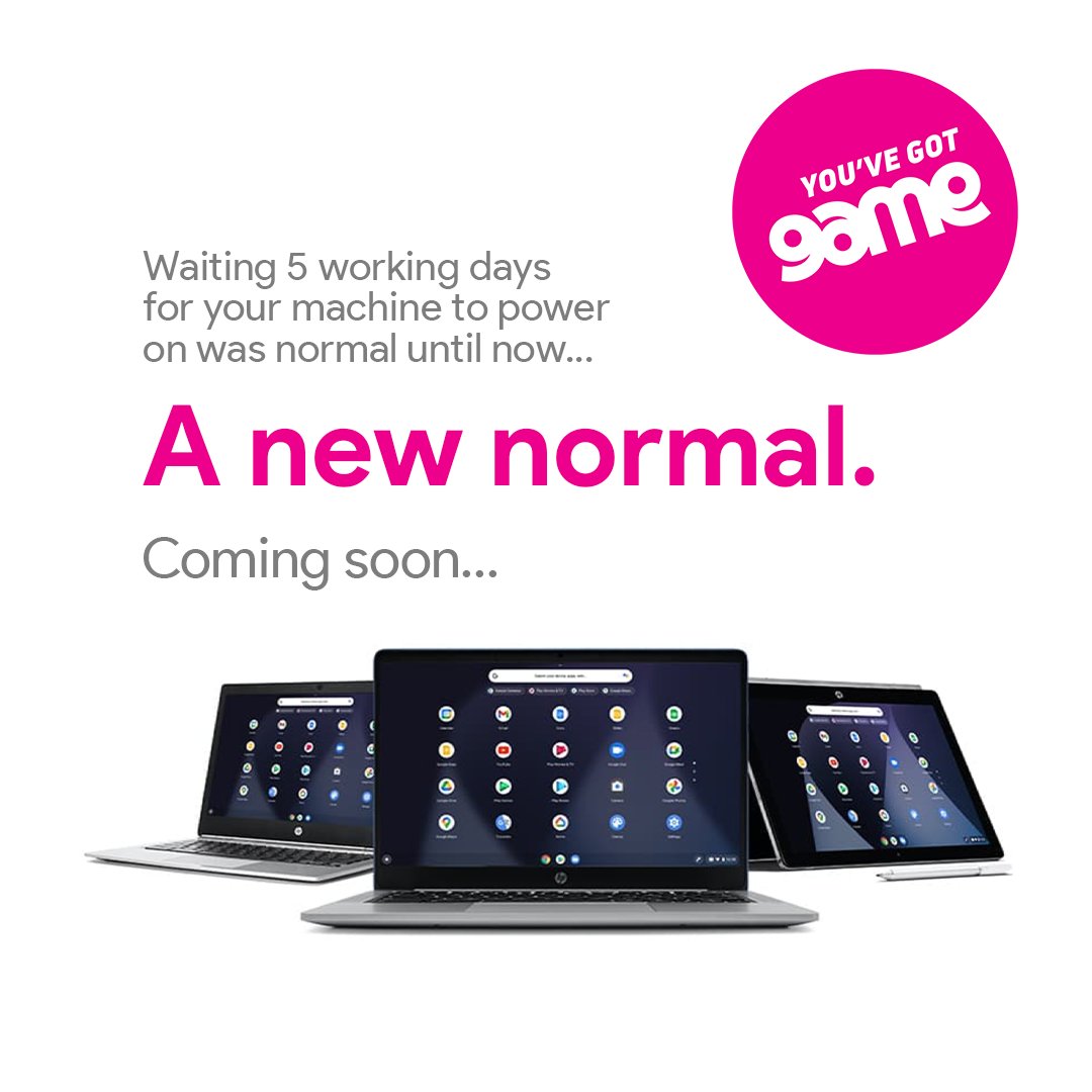 Game_Stores's tweet photo. Waiting for your computer to start is so last year! Brace yourself for a machine that is ready when you are. Brace yourself for #ANewNormal. 👉🏾https://t.co/HzSlPTtnRp #GotGame https://t.co/c9AEQxGeMA